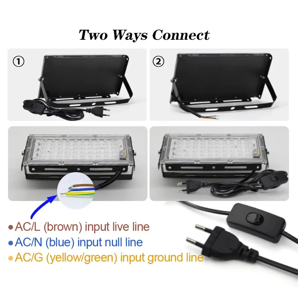 LED UV 플러드라이트 50w 100w 395nm 경화 플러드라이트 자외선 램프 살균등 프로사이트 플러그 240v 전구 자외선 룸