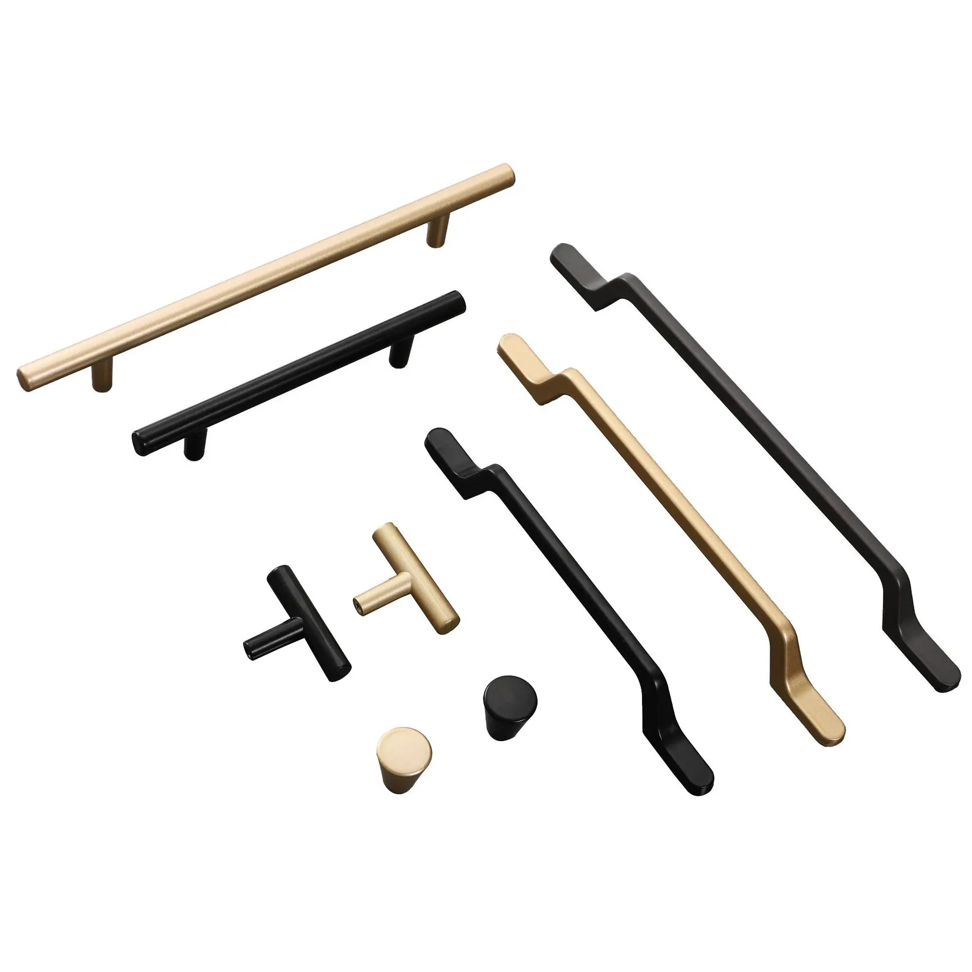 Handles Drawer Cabinet Furniture Kitchen Handles for Cabinet Knob Door Drawer Furniture Kitchen Knob Golden Simplicity Hardware