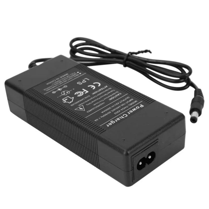 42V 2Ah Power Charger for Kugoo S1 S2 S3 M2 Pro GOTRAX GXL V2 Hiboy S2 Pro X7 HX-X8 HX-X9 Electric Scooter Battery Adapter DC2.1