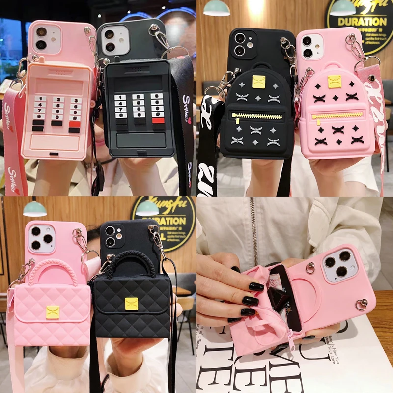 Cartoon 3d Telefon Münz taschen Brieftasche Abdeckung für Xiaomi Redmi A1 A2 plus 13c 13r 12c 12s 11a 10c 9a 9c 9t 8a Tiere Hund Geldbörse Fall