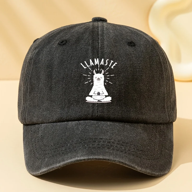 Unisex Black Baseball Cap with 