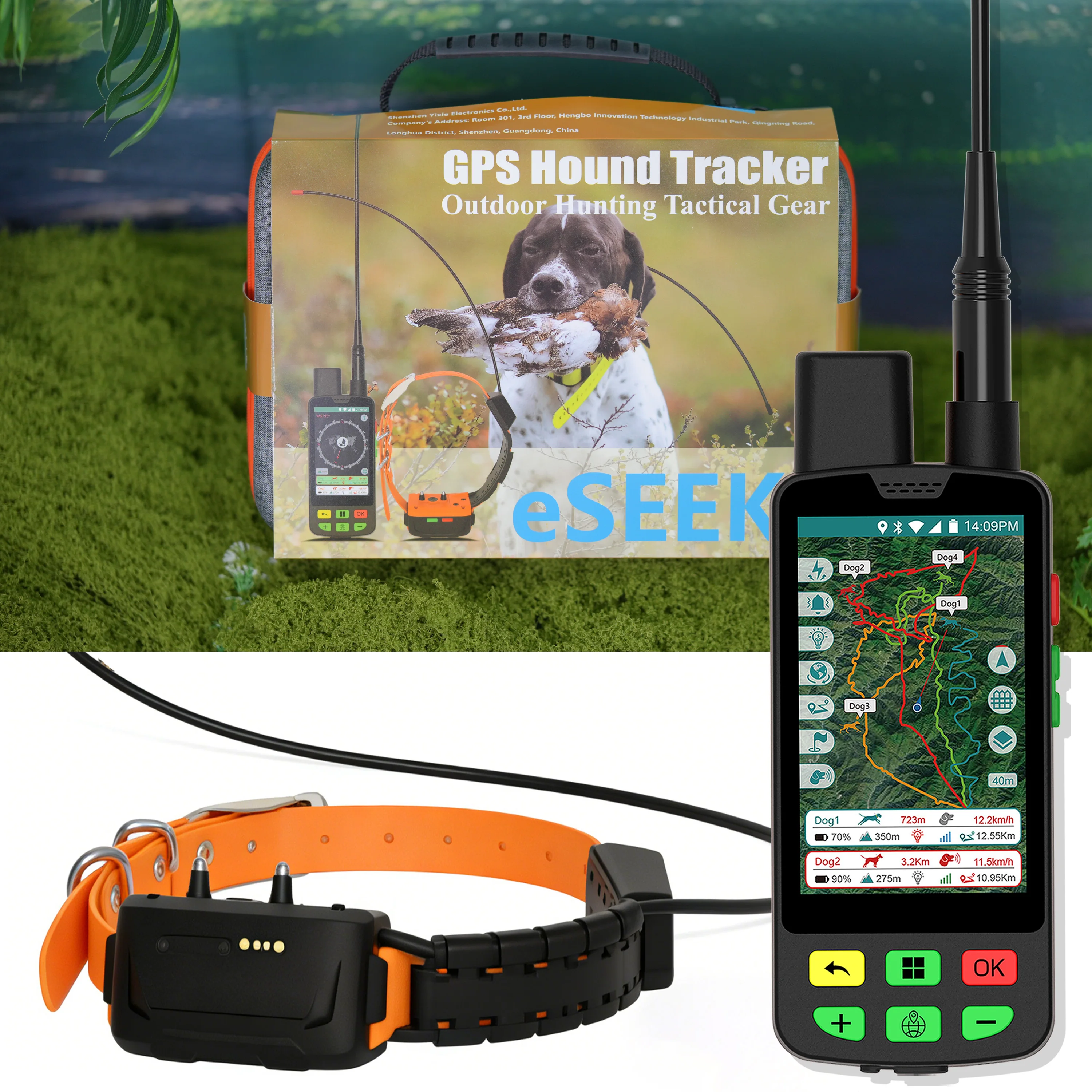 Animal Health Tracker Collar | Hunting Dog Gear | Wholesale | Custom Dwell Alert