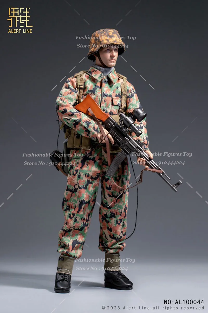 AlertLine  AL100044 1/6 Men Soldier Vampire Night Vision MP44 Rifle Soldier Full Set 12Inch Action Figure Model Collection