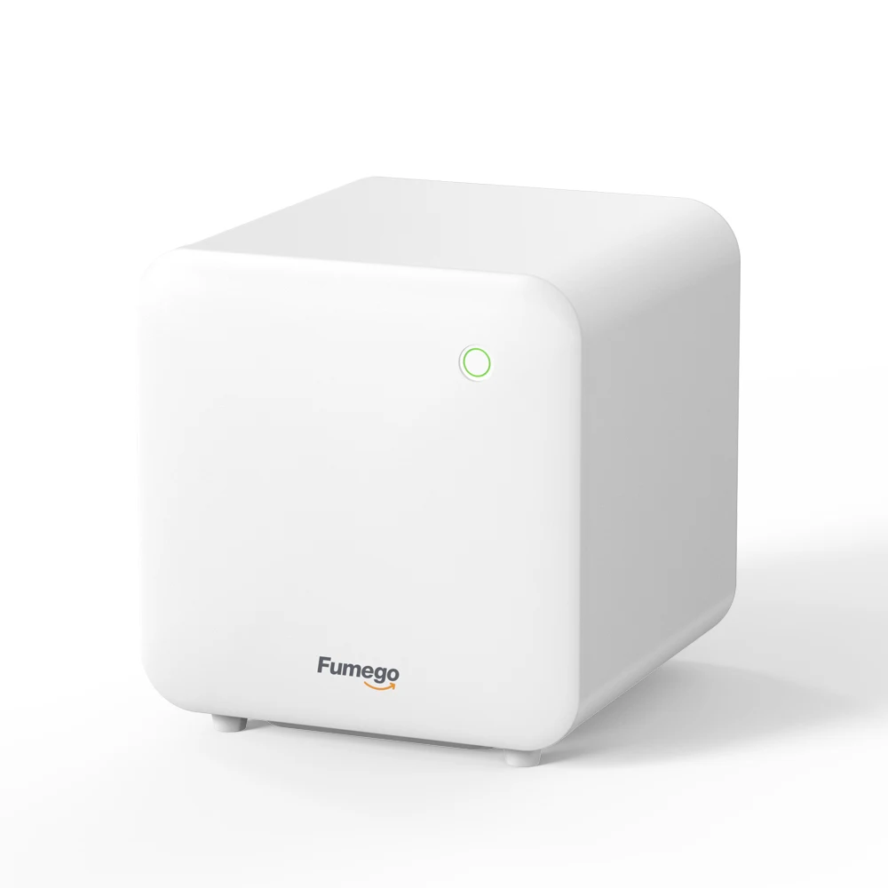 

Desktop Fume Extractor with G4 Pre-Filter + H11 HEPA + Activated Carbon for Coffee Roasting Nail Salon Odor Dust Control