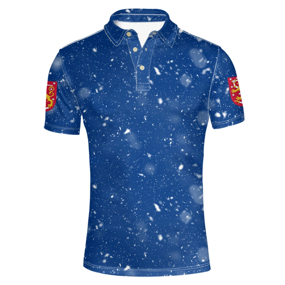 Camiseta con solapa del logotipo del equipo con nombre personalizado de Finlandia, Suomi Fin, viaje en el país, bandera de pesca sueca de la nación finlandesa, ropa para fotos