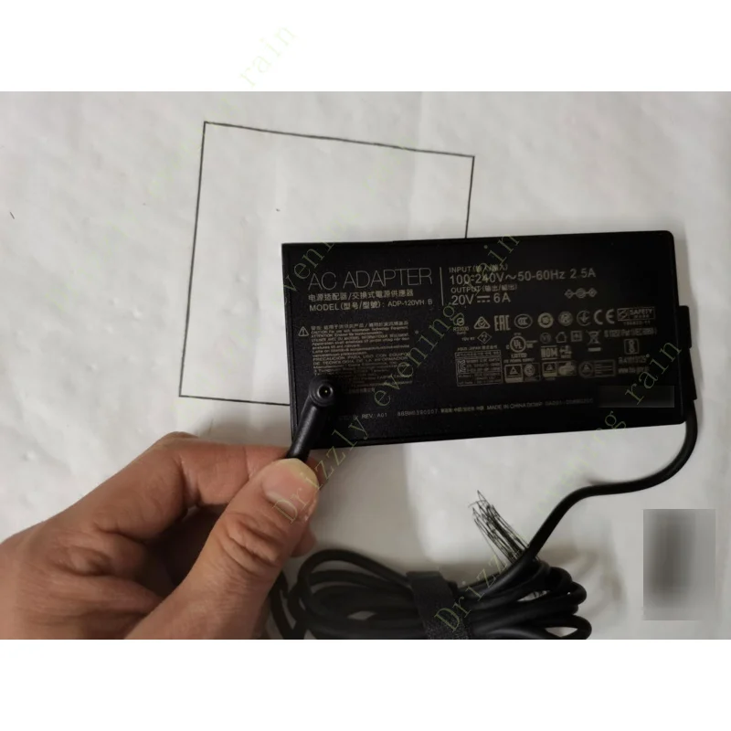 20V 6A ADP-120VH B for Asus Zenbook Flip 15 q538ei 4.5mm 120W adapter original