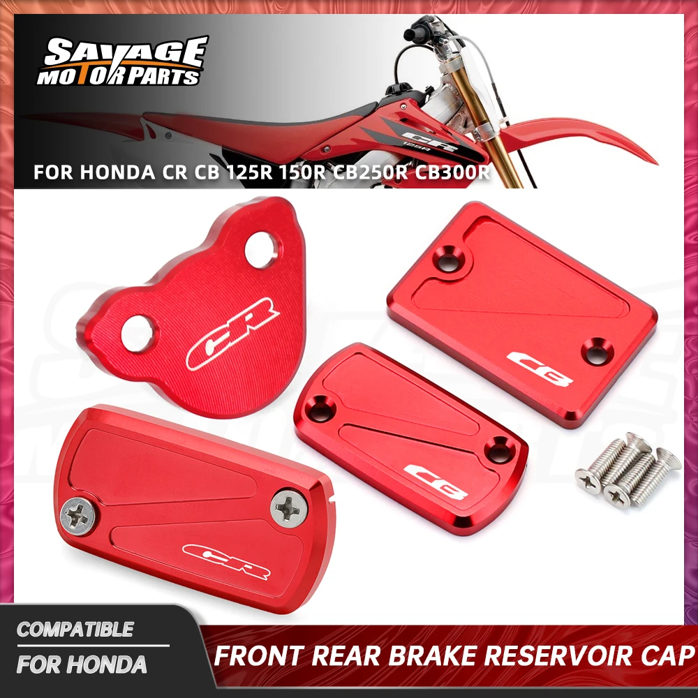 

CB300 CB250 2024 Front Rear Brake Reservoir Cover For Honda CR CB 125R 150R CB250R CB300R Motorcycle Oil Fluid Cylinder Cap