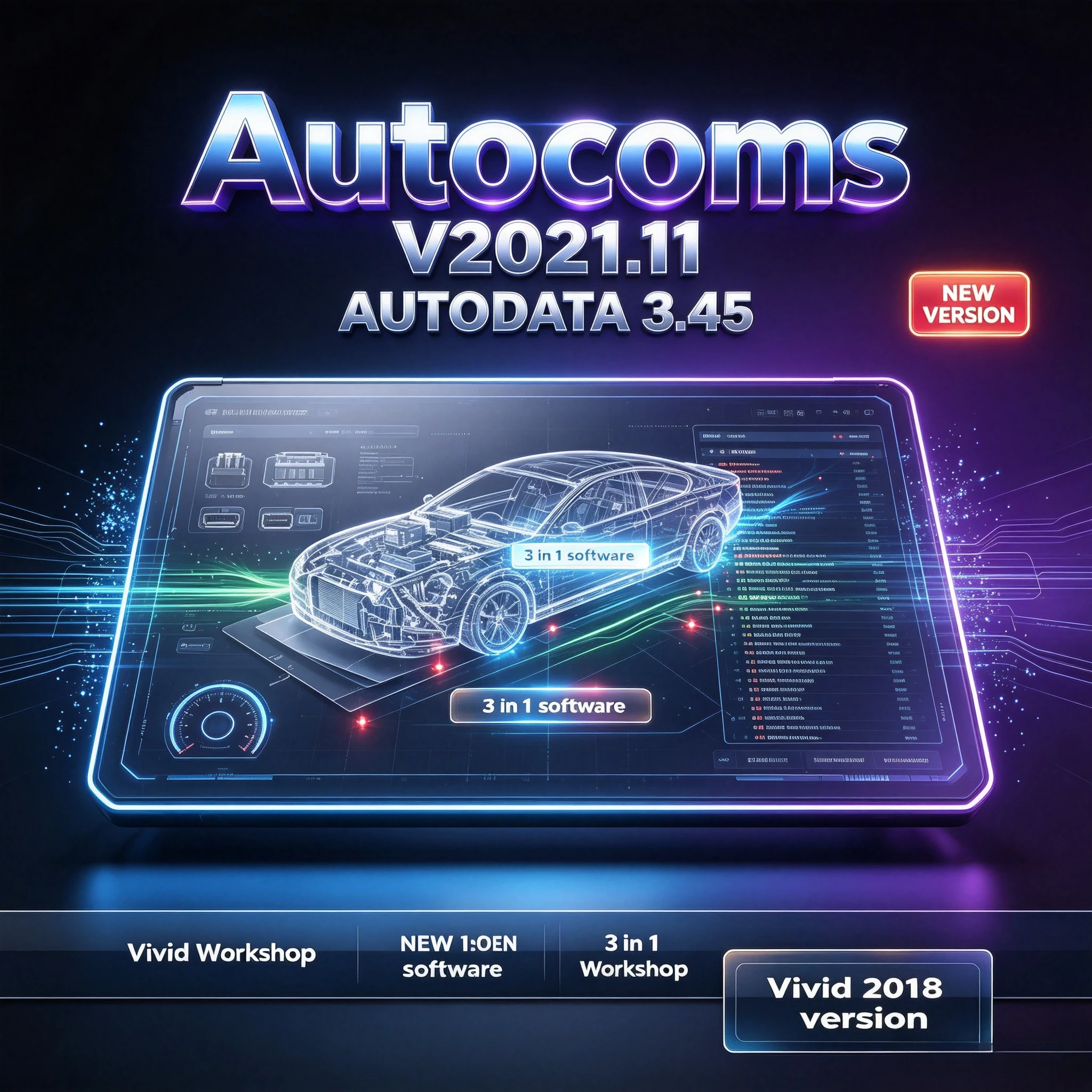 Hot AutoData 3.45 Autocoms V2021.11 Auto Repair Software HAYNES 2025 PRO Vivid 2018.1 Multi-Language Workshop Data Parts Catalog