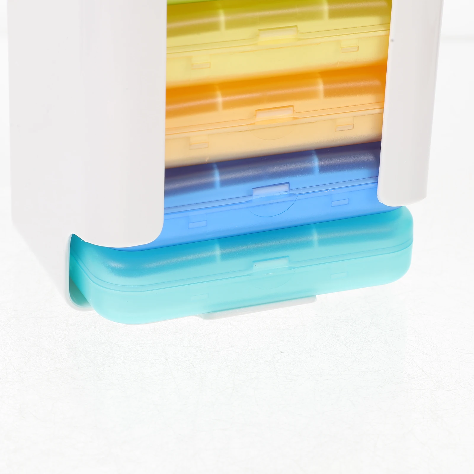 

Набор еженедельных органайзеров для таблеток на 7 дней, портативный контейнер для лекарств с крышкой, идеально подходит для дома, офиса, использования на улице, милый дизайн