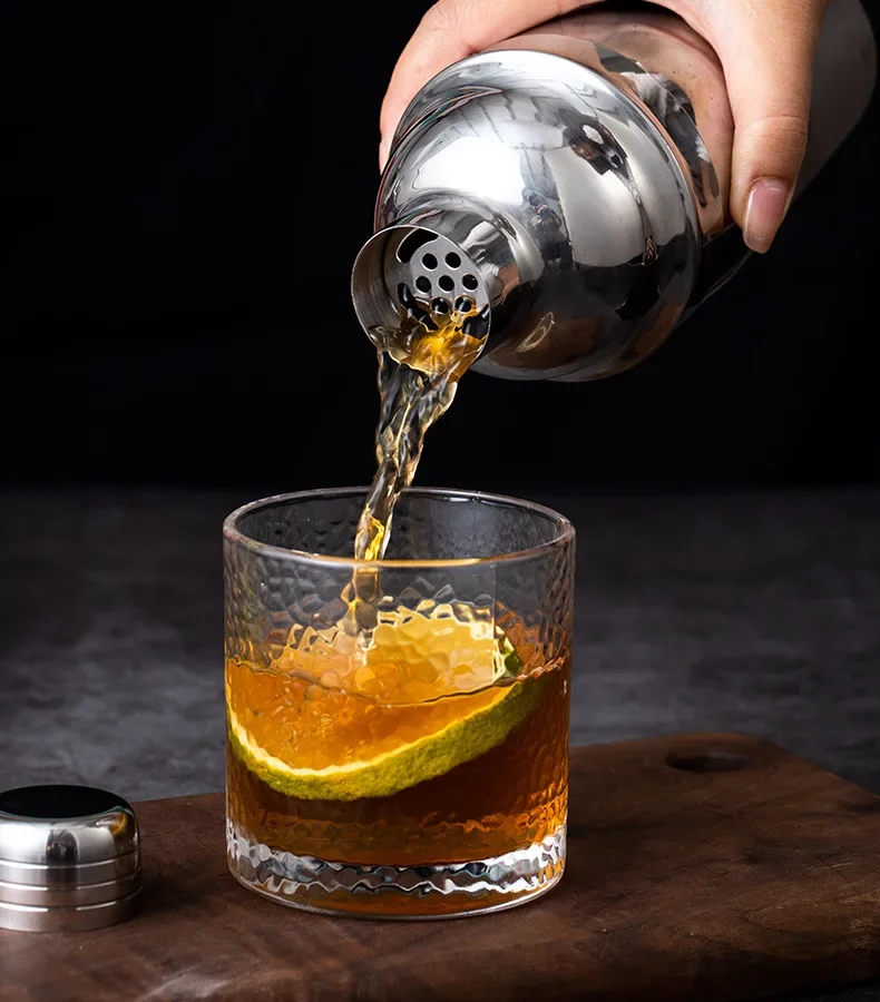 6/7/10pcs Stainless Steel Cocktail Shaker Bartending Tools Bartender Kit Martini Sharker Drink Mixer Set With Storage Bag