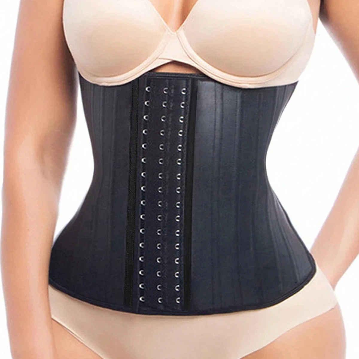 1 pc shorts 25 bone waist trainer women latex body shaper abdominal fitness equipment slimming Colombia waist seal