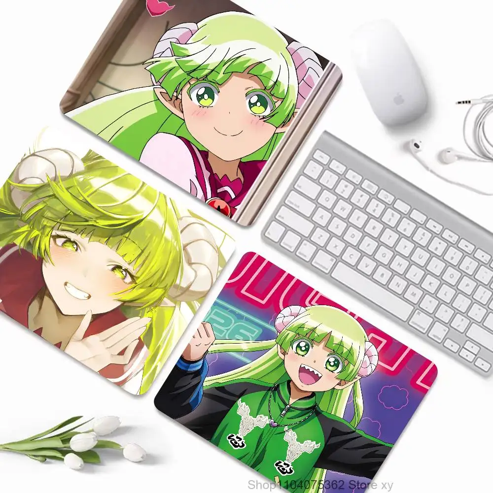 Anime Welcome To Demon School Clara Valac Mousepad Small LockEdge Mouse Pad For Gamers Computer Desk Pad Rectangular Anti-slip