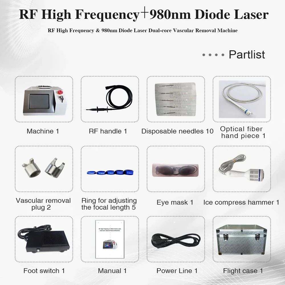 high frequency vascular removal machine treatment for varicose veins with  spider veins vascular removal machine