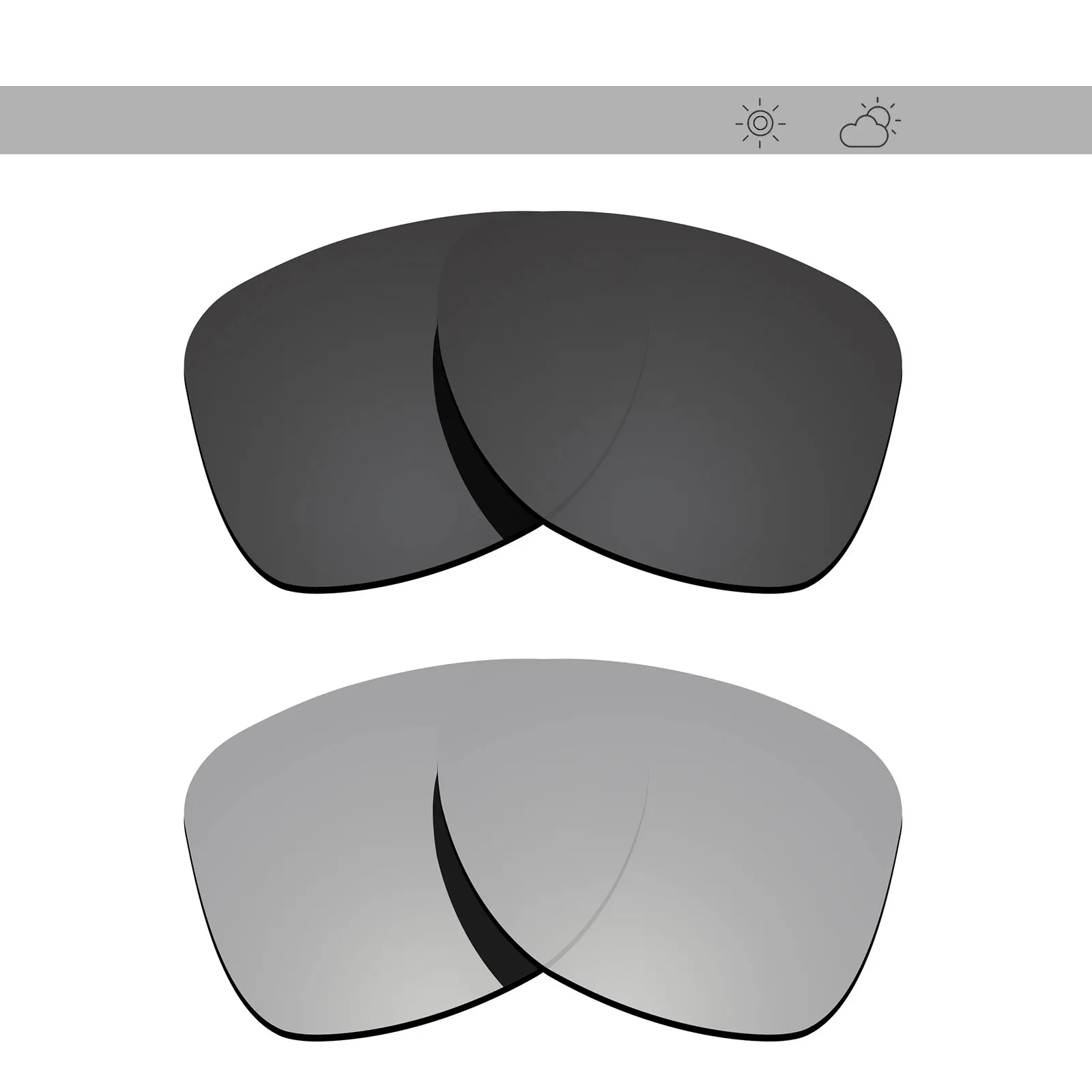 Glintbay Polarized Replacement Sunglasses Lenses for Burberry BE3147 58mm -Multiple Options (Only lenses)