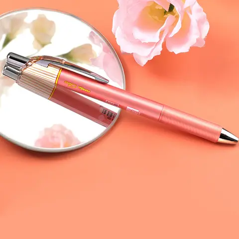 1+5 st. Japan Pentel ENERGEL gelpenna Clena BLN75L randig snabbtorkande röd svart skrift signatur 0,5 mm kawaii skolmaterial 10 best sales pentelpenna - №1