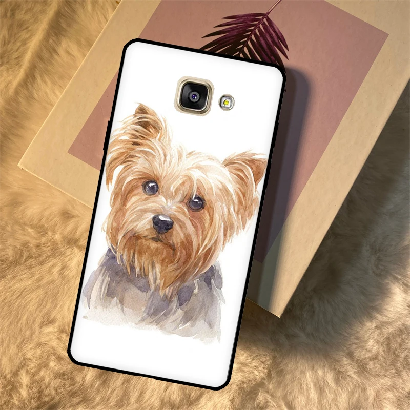 Yorkshire Terrier Dog Puppy สำหรับ Samsung Galaxy J3 J5 J7 2016 J1 A3 A5 2017 J4 J6 Plus A6 a8 A9 J8 2018ปกหลัง