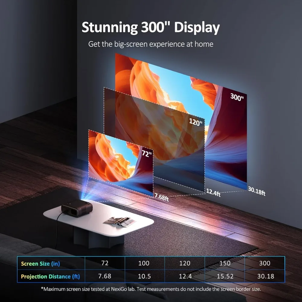 PJ40 (Gen 3) Projector with WiFi and Bluetooth, D65 Calibrated