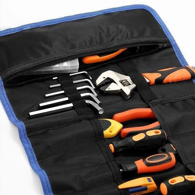 Tool Roll Bag, 23 Pocket Tool Bags, Multi-Purpose Tool Roll Up Bag, Tool Wrap Roll Organisers, Portable Tool Pouch Storage