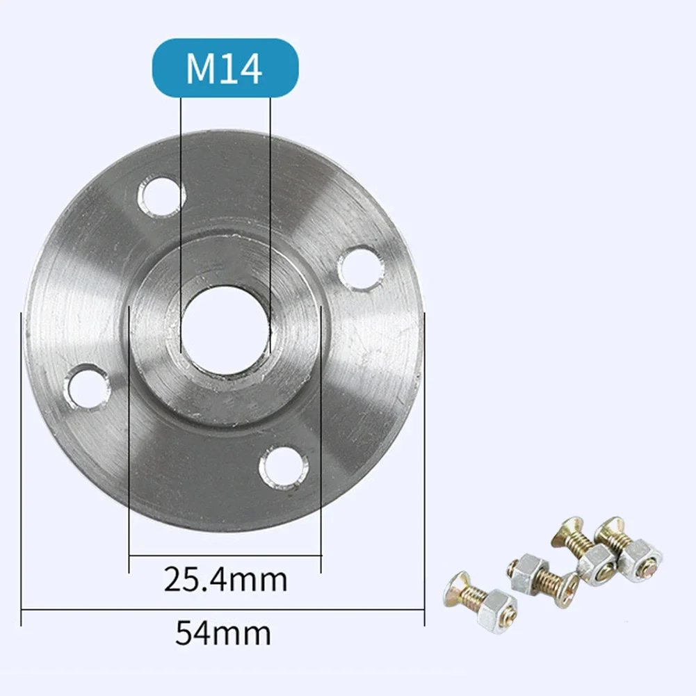 1 шт. фланец M10 M16 для соединительного режущего диска пильного полотна с угловой шлифовальной машиной M10-20 мм-22 мм-25,4 мм M16-22 мм