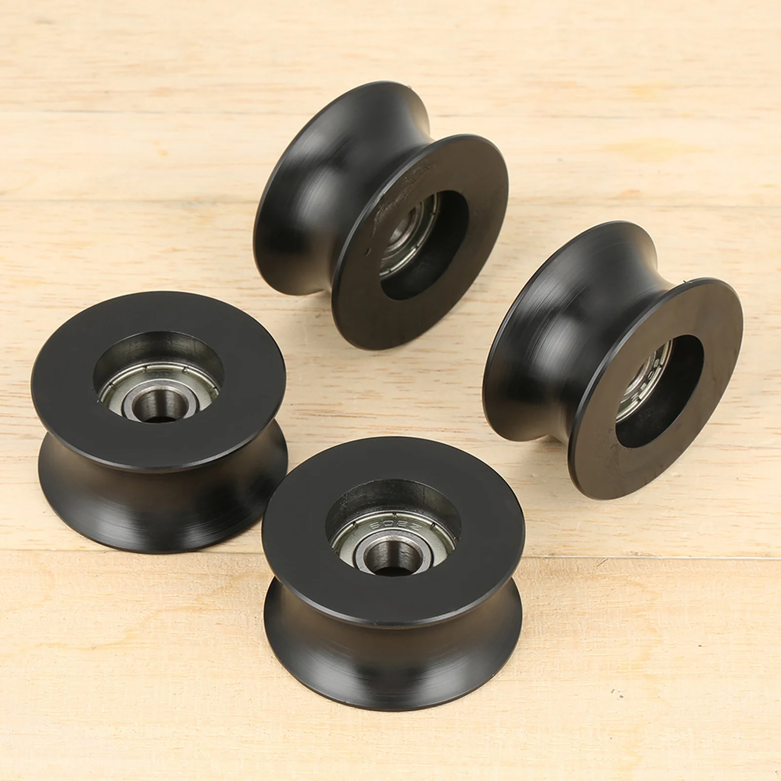 U-Type U-Groove بكرة بكرة ، عجلة 0840UU ، 8x39.5x20.1mm