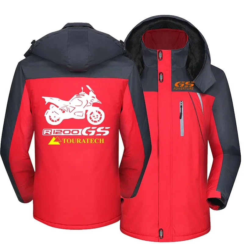 Jaket musim dingin pria, Luaran olahraga tahan angin tebal, tahan air untuk GS ADV 1200