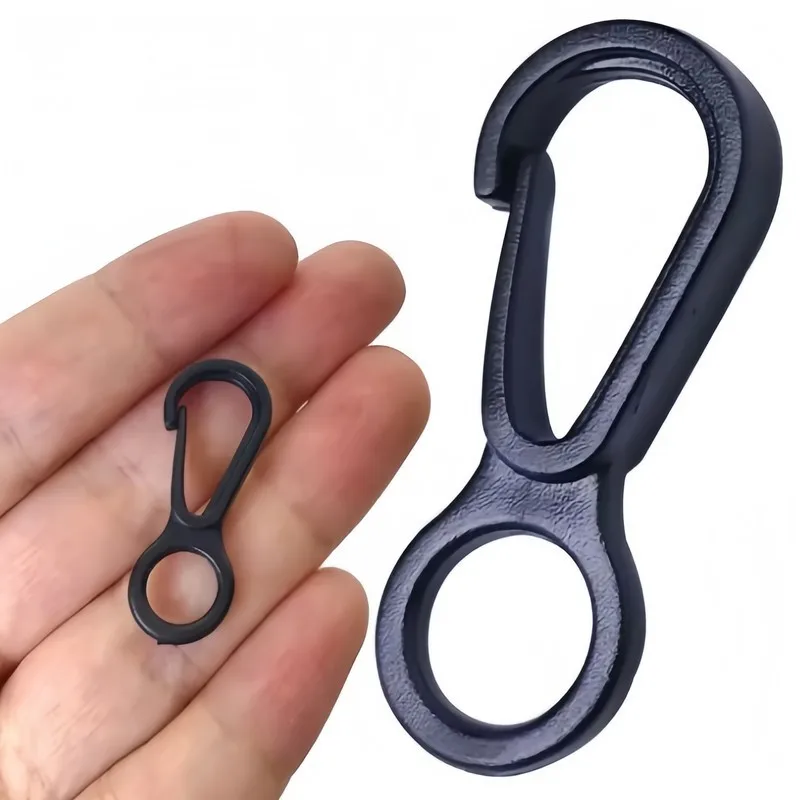 Pack of 3 Quick Release Snap Hooks, Easy to Clip, for Camping, Keychains, Backpacks and Home Storage