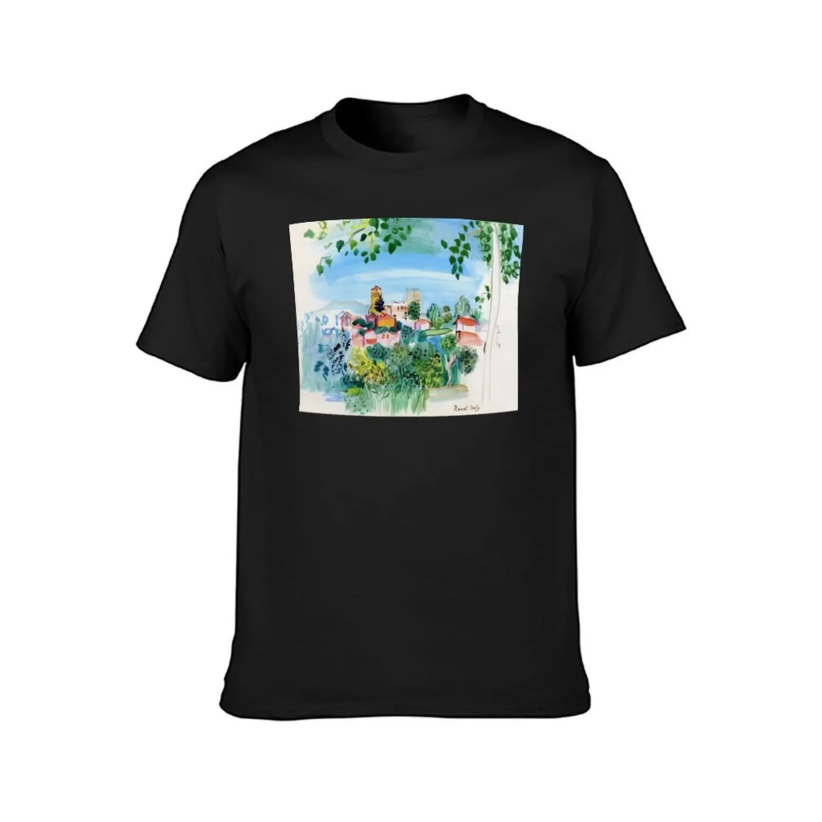 Artwork by Raoul Dufy T-Shirt korean fashion sports fans summer tops summer clothes oversized t shirt men