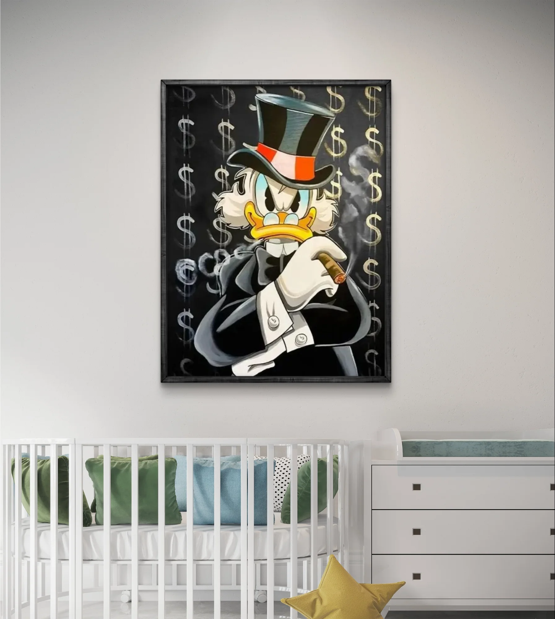 For Donald Duck DIY Diamond Painting Kit Have Money Duck Picture Diamond Embroidery Children's Gift Mosaic Hand Home Decor