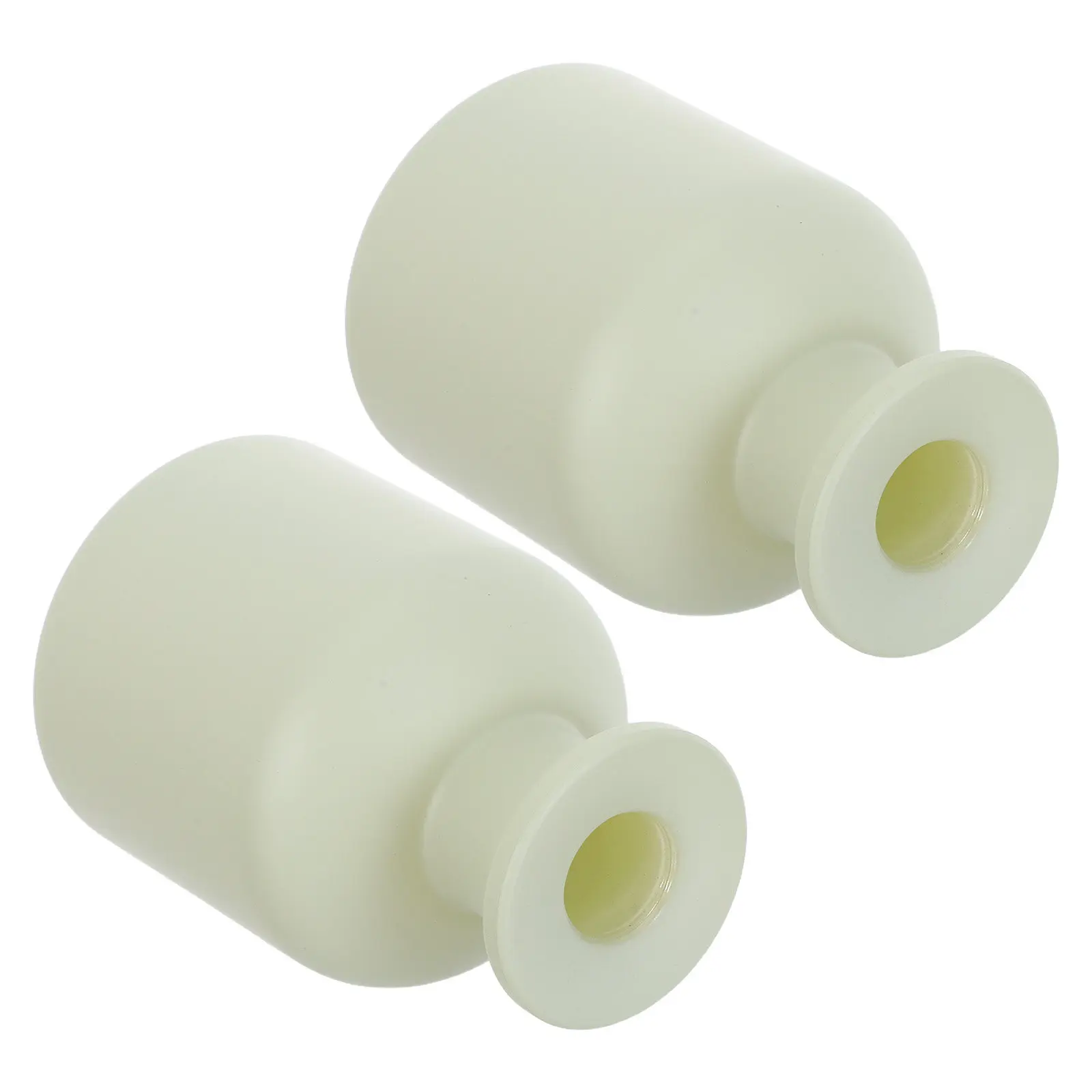 

2Pcs Cylindrical Glass Diffuser Bottles Refillable Aromatherapy Containers for DIY Essential Oils Home Office Car Fragrance