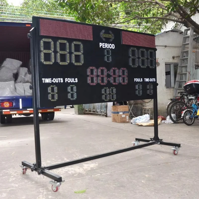 Custom Light Emitting Diode Display Outdoor Scoreboard Football Basketball Volleyball Games Digital Scoreboard