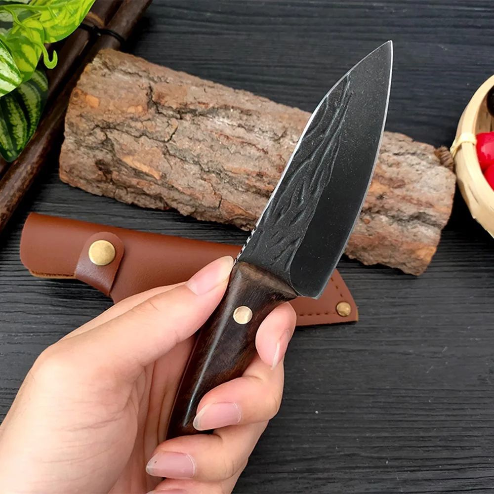 Forged Clad Steel Kitchen Knife Steel Boning Knife 5Cr15 Meat Cleaver Chef Knife Cooking Knives Fish Knife For Kitchen