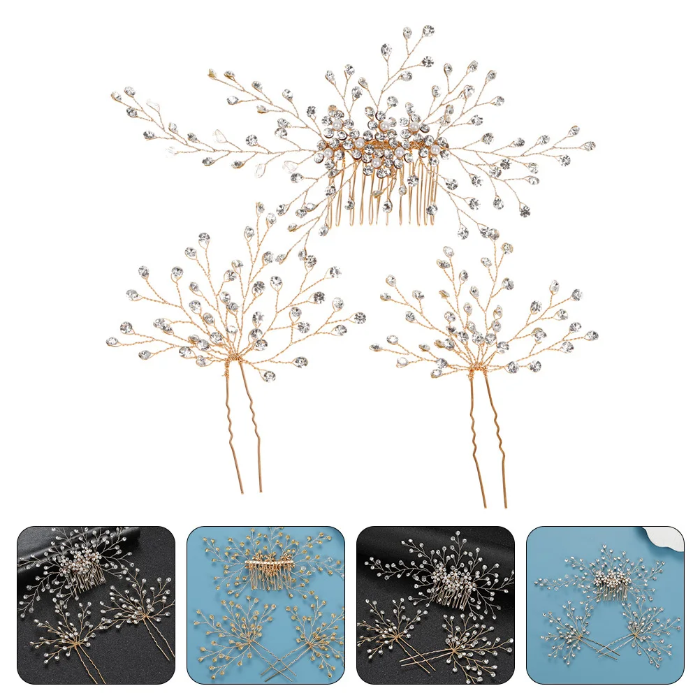 مجموعة واحدة من غطاء رأس العروس الرومانسي، قطعة شعر رائعة، مادة ممتازة، عمر خدمة طويل، ديكور الزفاف، دبوس شعر الزفاف