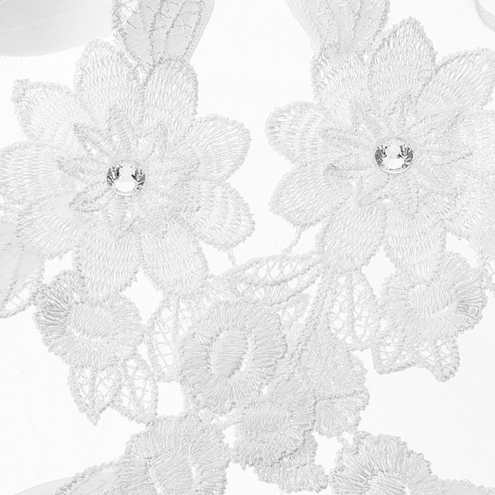 الرجعية روز خلخال المرأة زهرة بيضاء الزفاف سلسلة القدم أنيقة حجر الراين مريحة مطاطا تناسب شاطئ الزفاف