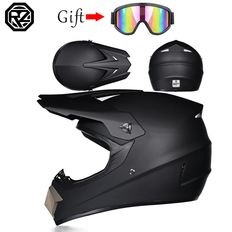 خوذة احترافية للأطفال على الطرق الوعرة من ORZ، خوذة رياضية للإنحدار AM DH للطرق الوعرة، خوذة كاملة للدراجات النارية على الطرق الوعرة