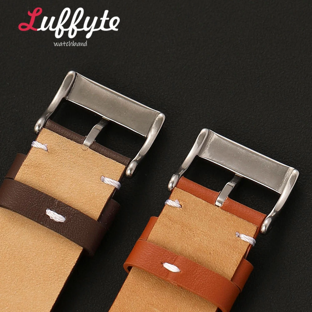 16mm 18mm 20mm 22mm Watch Band Accessory Metal Tang Buckle Strap Stainless Steel Polished Silvery Watch Buckles view 4