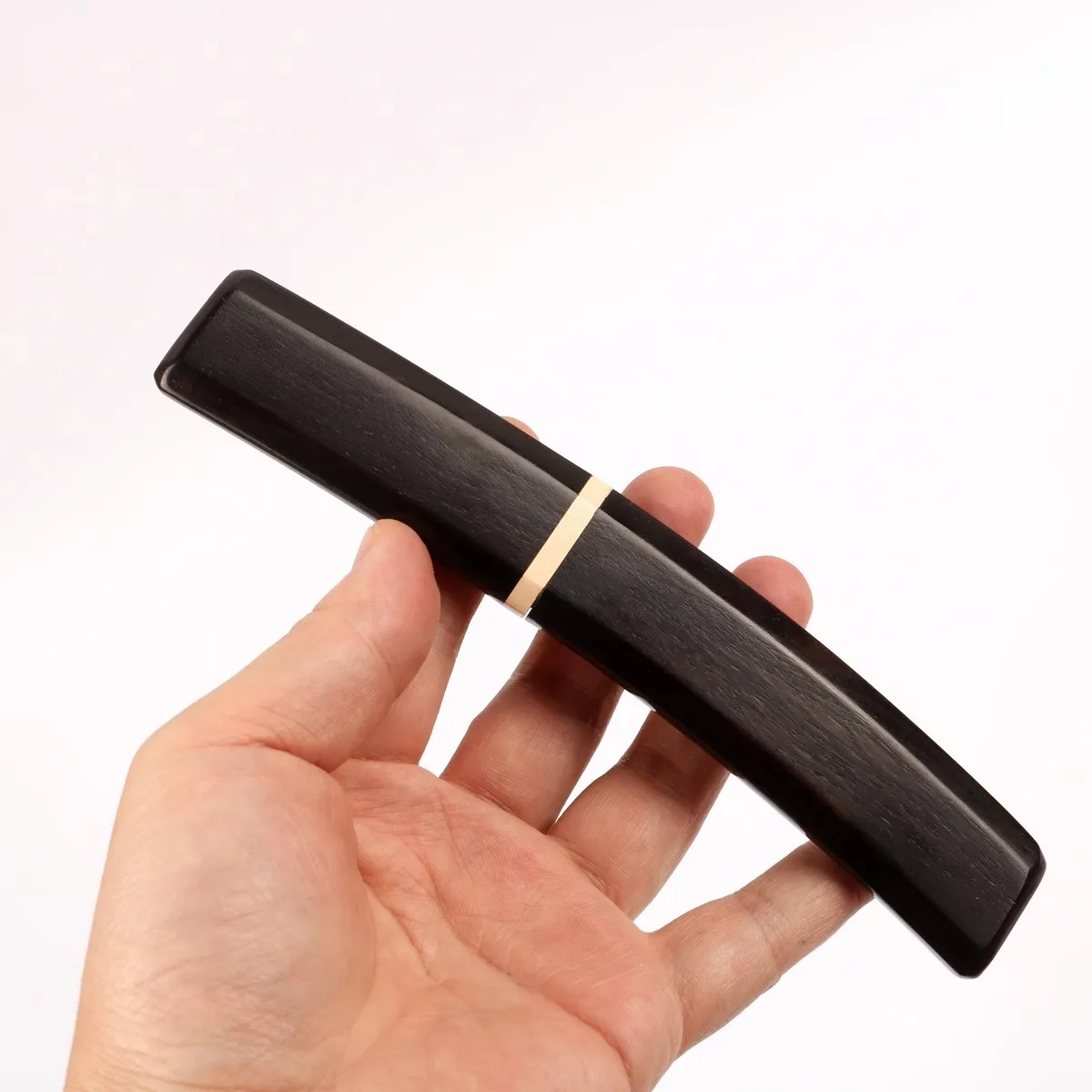 

Handmade Full Tang Survival Camping Hiking Knife Ebony Handle with Sheath Tanto Knife VG10 Blade Japanese Style Katana