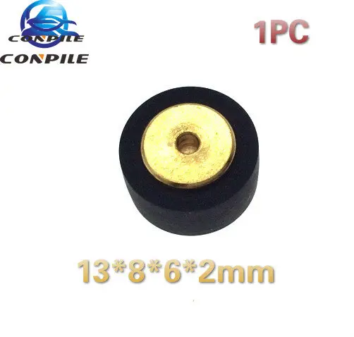 

1pc copper 13*8*6*2mm rpinch roller for cassette deck tape recorder