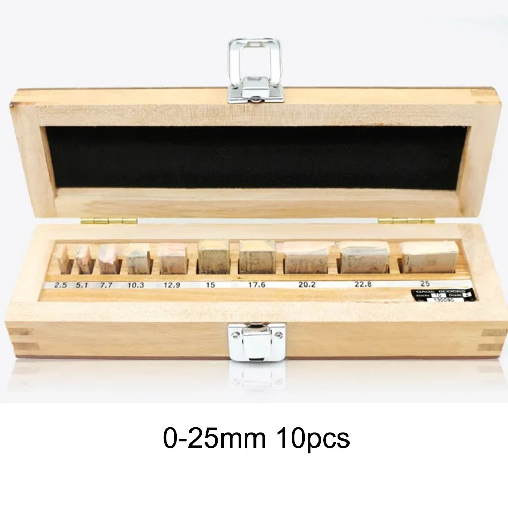 Auf Lager 0/1/2 Klasse 0-300 mm 6 Teile/satz Messschieber Block Gauge Standard Metrisches System Inspektion Gauge Block Set