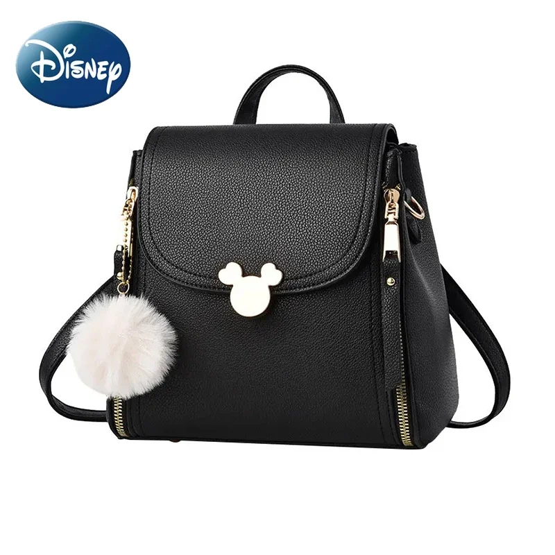 Disney Women\'s Shoulder Bag Backpack for Women Girls Crossbody Bag Multi-functional Handbags Luxury Designer Purse Mickey Mouse