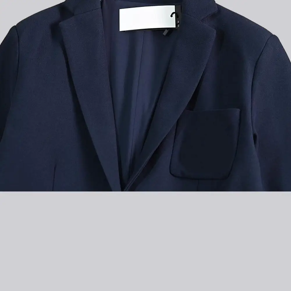 

Slim Fit Ladies' 2025 New Sle Suit Jaet Versatile Single Metal Bule Embroidered Pattern Workwear Long Sve Formal Coat