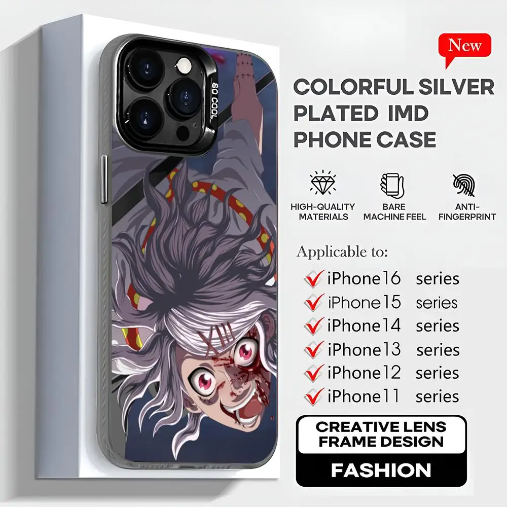 Kaneki Ken Juuzou Suzuya Tokyo Ghoul Phone Case 2024 IMD Case For IPhone 16 15 Pro XR XS 7 8 Plus SE2024 Shockproof Color Phone