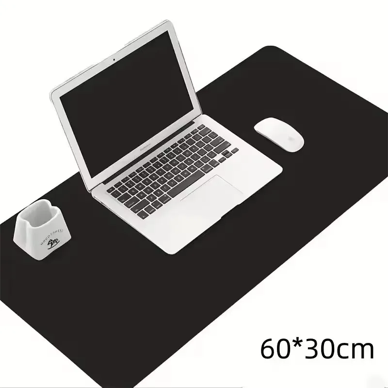 1PC Large 600x300mm Office Desk Protector Mat PU Leather Waterproof Mouse Pad Keyboard Gaming Desktop Accessory R Waterproof Mou