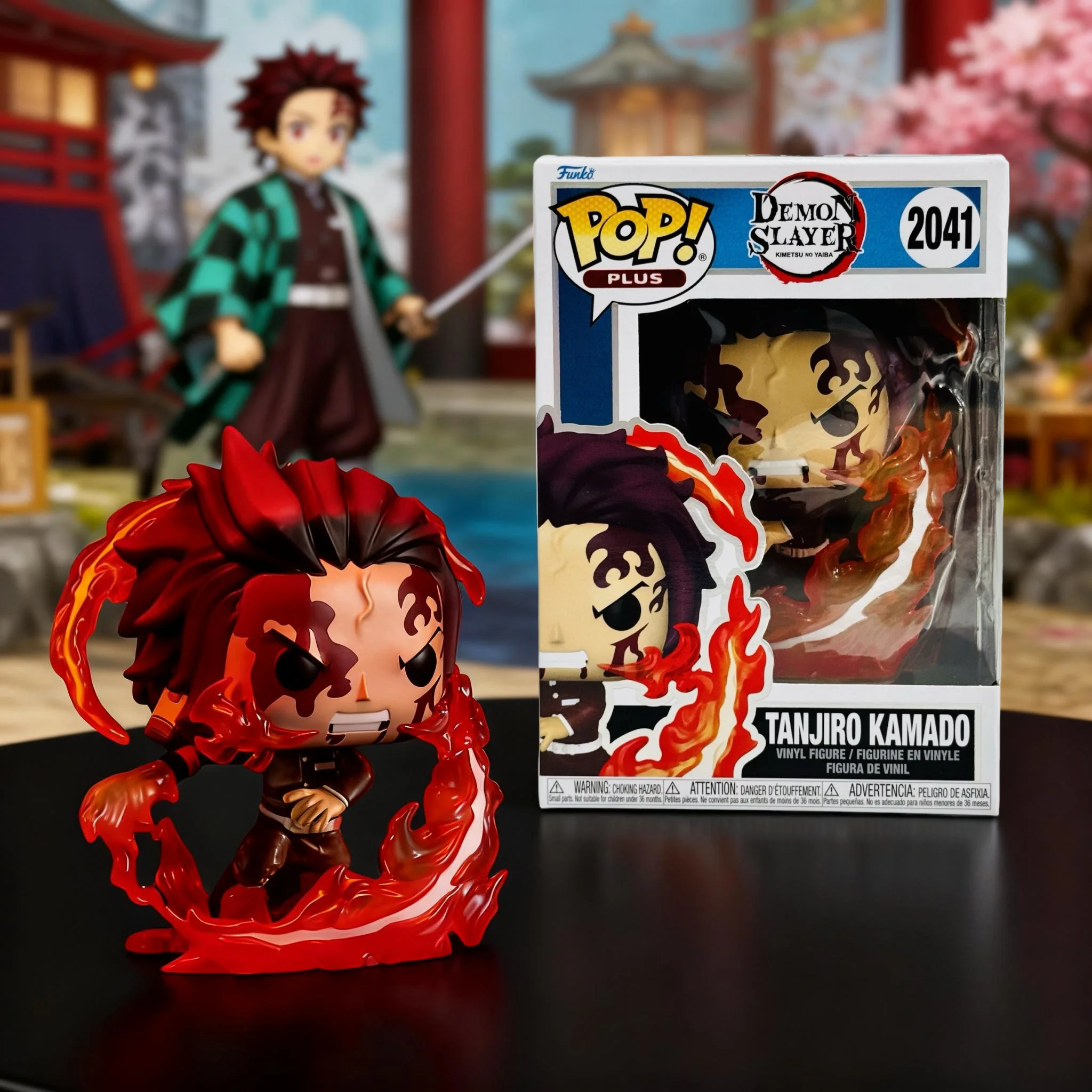 

Плюс Танджиро Камадо (Танцзин Флэш) # 2041, натуральная фигурка Demon Slayer Funko Pop, ограниченная серия, Коллекционная фигурка, игрушка в подарок для фанатов