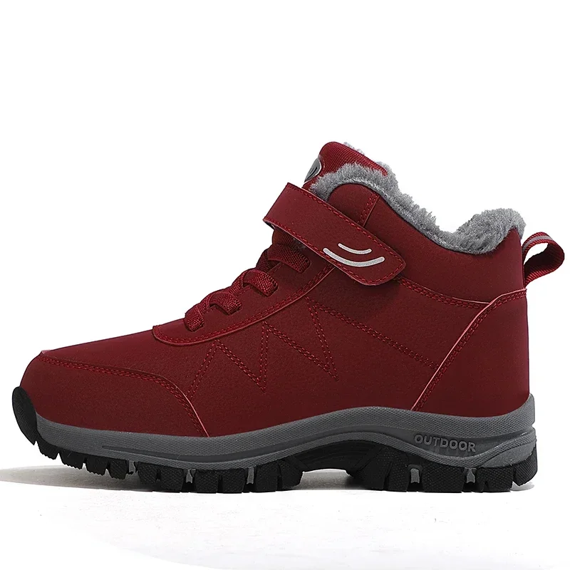 Men Hiking Boots Outdoor Mountain Climbing Sneaker Man Trekking Men Top Quality Casual Snow Boots Waterproof Warm Winter Shoes