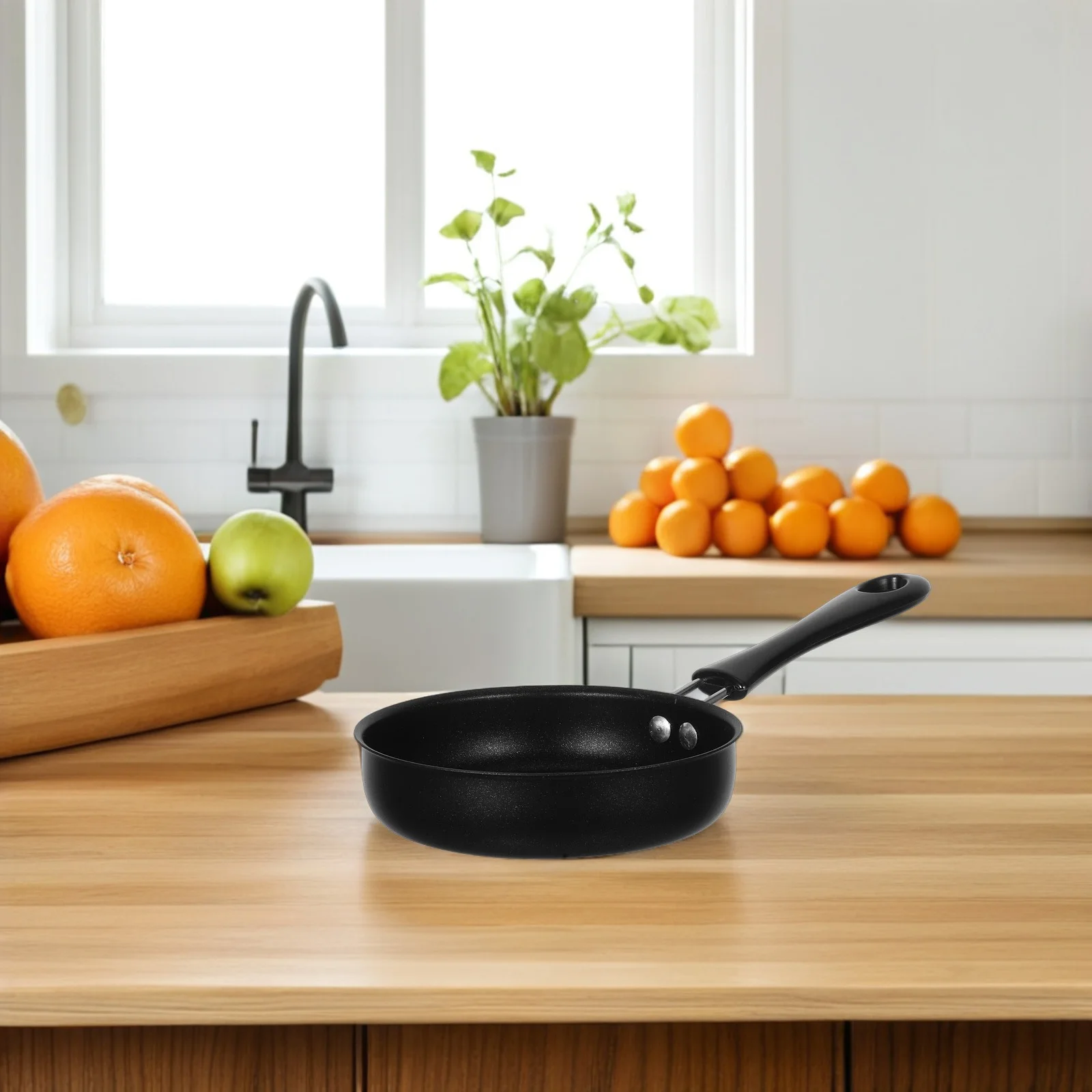 

Small Frying Pan Non Stick Mini Skillet for Eggs Pancakes Quick Heat Distribution Cookware for Gas Induction Stove Portable