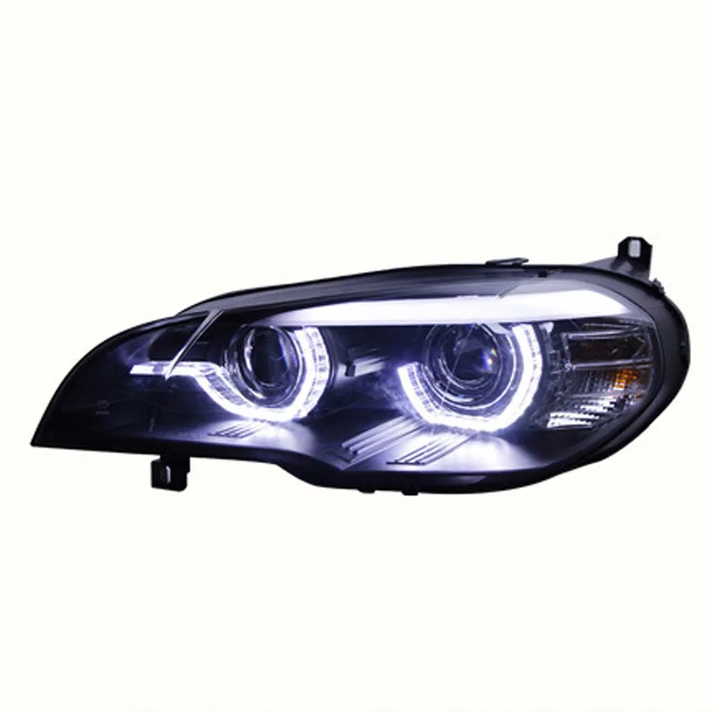 

For BMW X5 E70 2007-2011 Daytime Running Light Car Accessories Dynamic Streamer Turn Signal Indicator Headlight Assembly