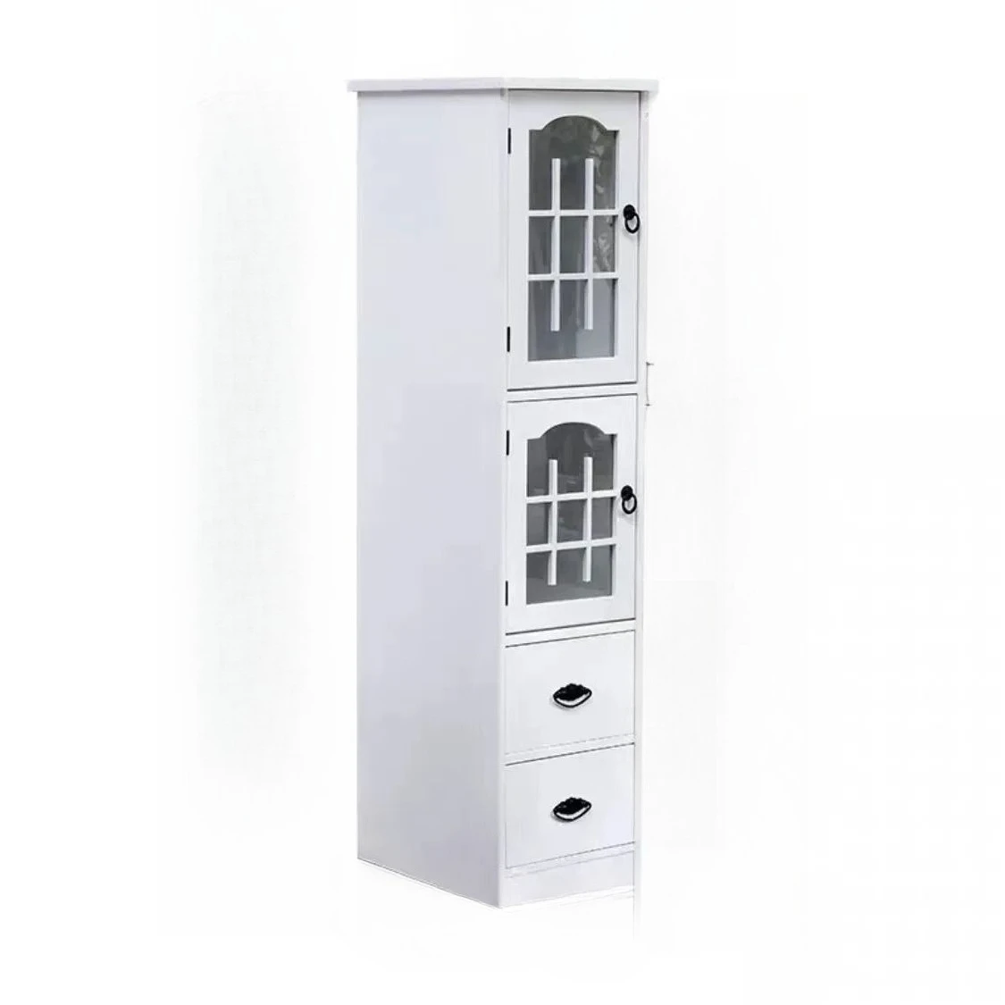 Solid wood crevice storage cabinet, bedside drawer locker, multi-layer