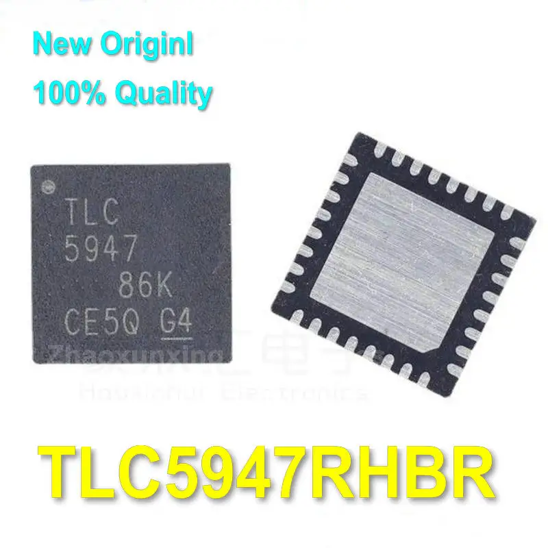 5~10PCS   New    TLC5947RHBR   QFN-32    TLC5947RHB    TLC5947    QFN32    Chipset
