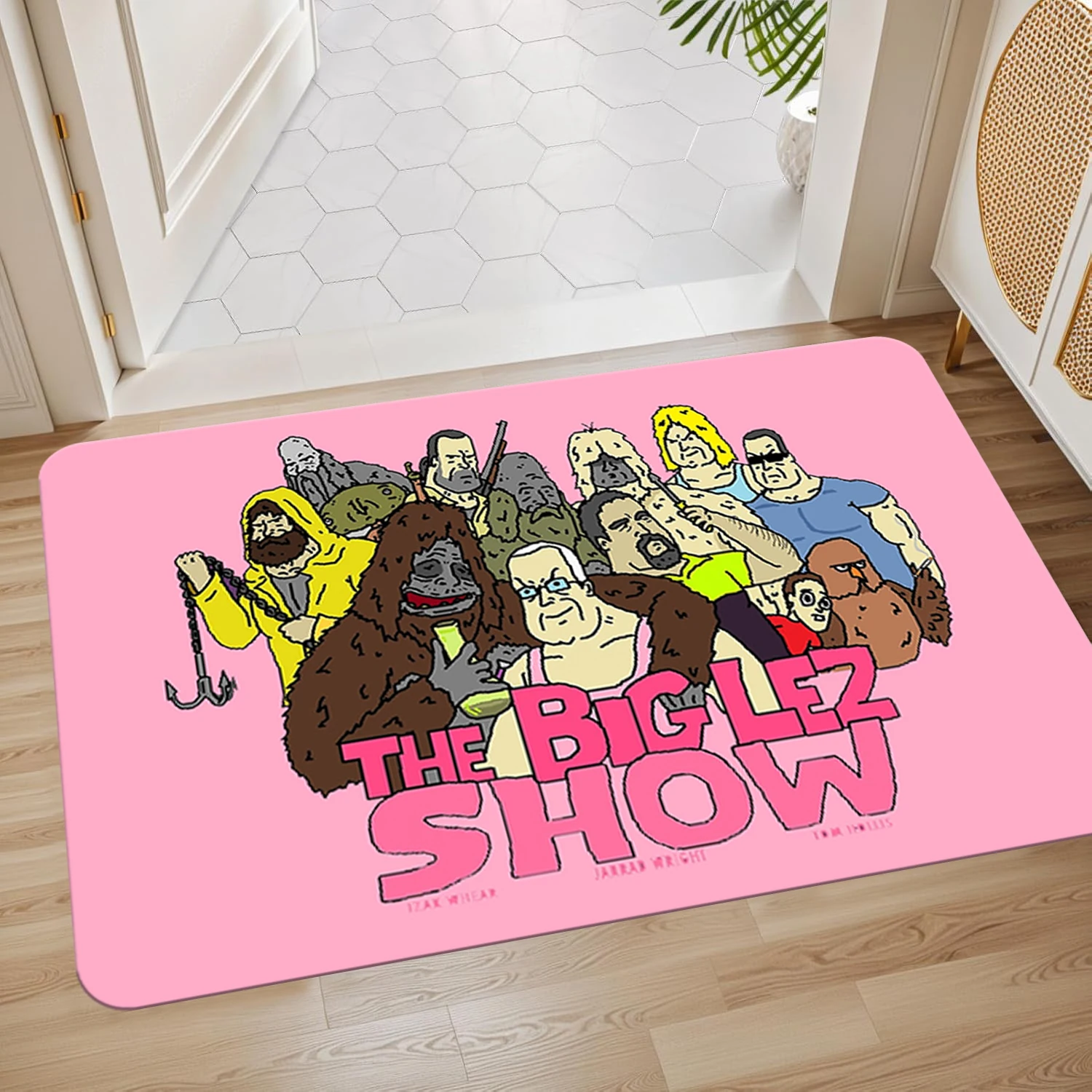 1pc,The Big Lez Show Room Carpet, Very Suitable For Bedrooms, Sofas, Doormats, Decorative Rugs, Non-Slip Floor Mats