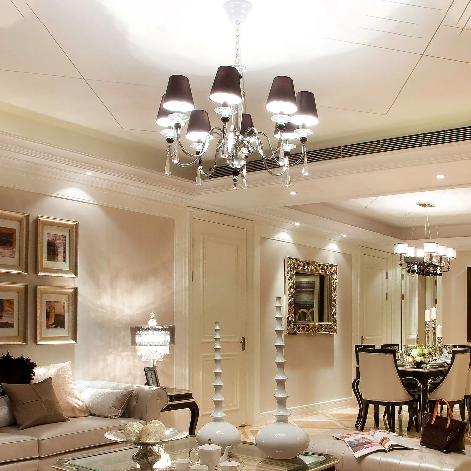 4 pezzi kit tettoia soffitto piastra di copertura lampadario design semplice ed elegante per sala da pranzo bar portico illuminazione a sospensione fai da te